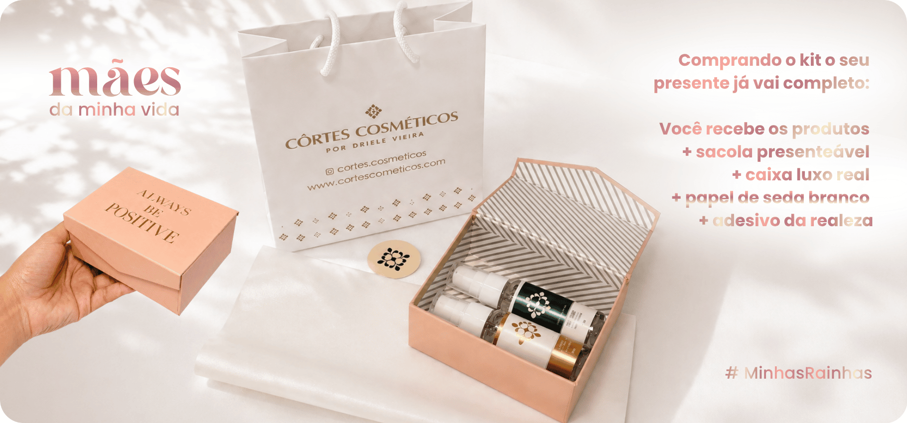 Banner Força e Crescimento - Côrtes Cosméticos