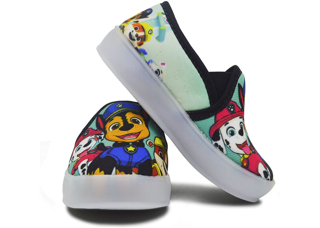 tenis infantil masculino patrulha canina