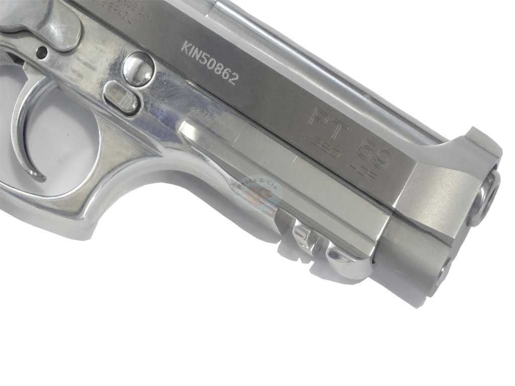 Pistola Taurus 59S Calibre .380 ACP Inox Fosco