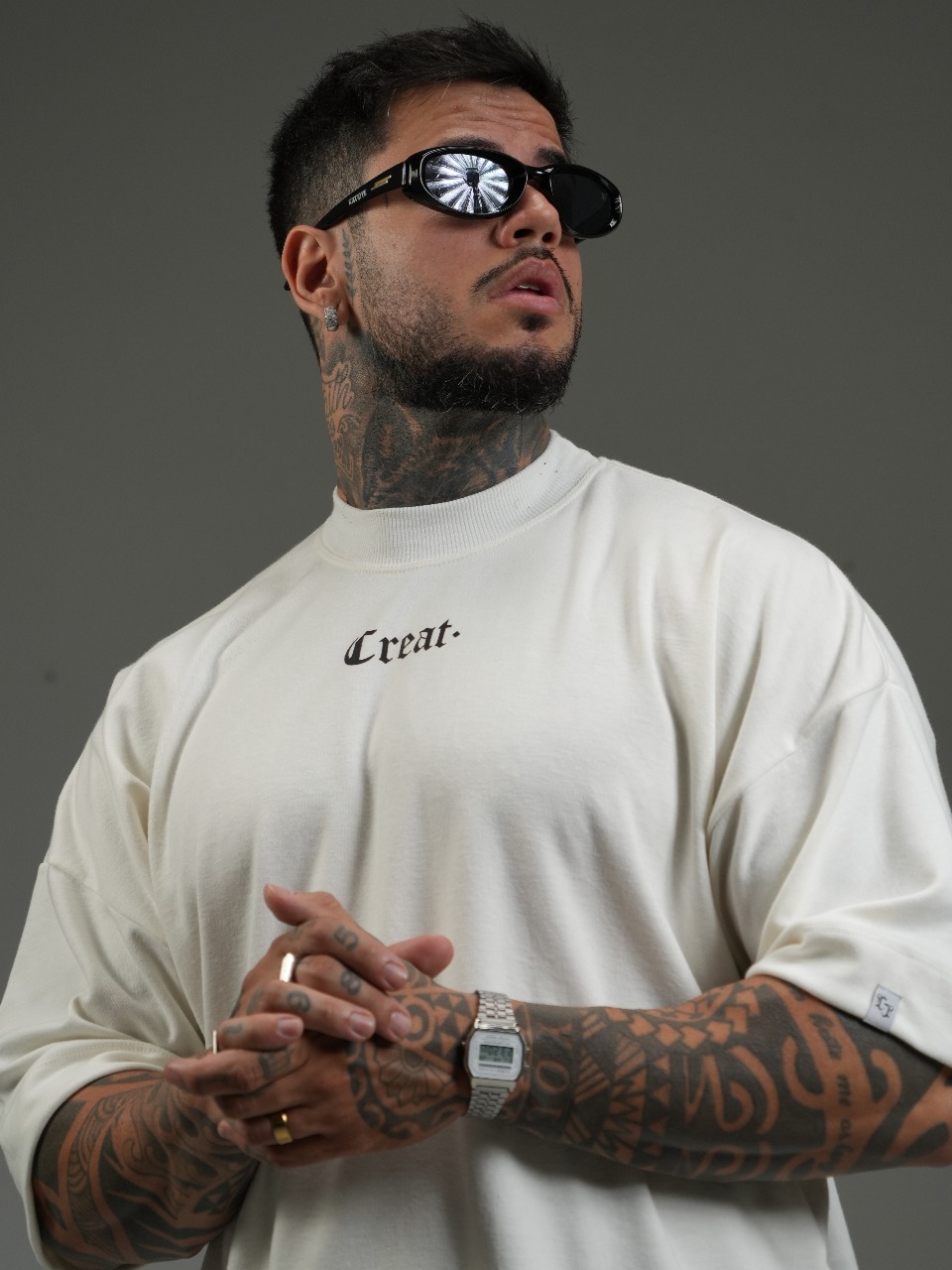 Camiseta CREAT estilo streetwear