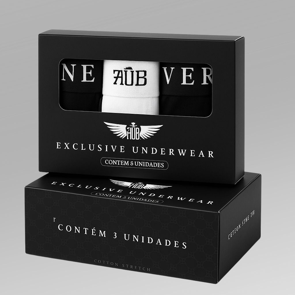 Kit 3 Cuecas FB Exclusive