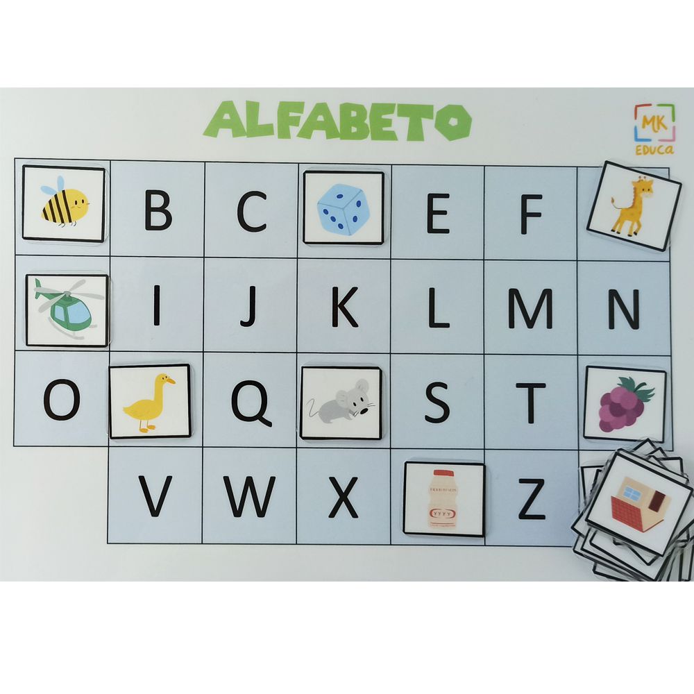 Aprenda o Alfabeto Jogo Pedagógico Educativo Loto das Letras