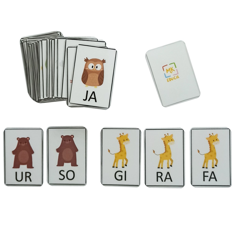 Jogo Alfabetização - Figura , palavra e sílaba