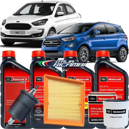 Kit Ecosport Ka Dragon Óleo 5w20 Ford Motorcraft - Sua melhor