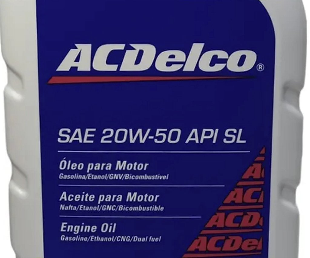 Oleo De Motor ACDelco SAE 20W50 Mineral Api SL Corsa Celta Astra