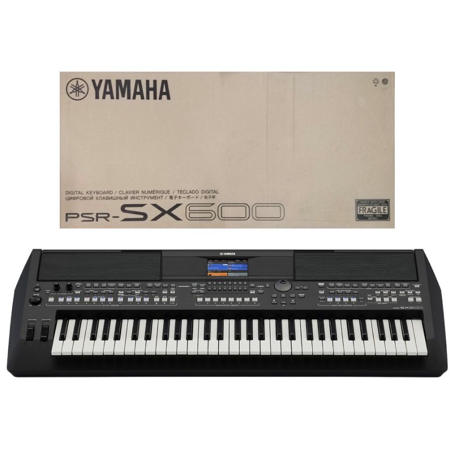 Yamaha - Teclado Arranjador Workstation Profissional PSR-SX600