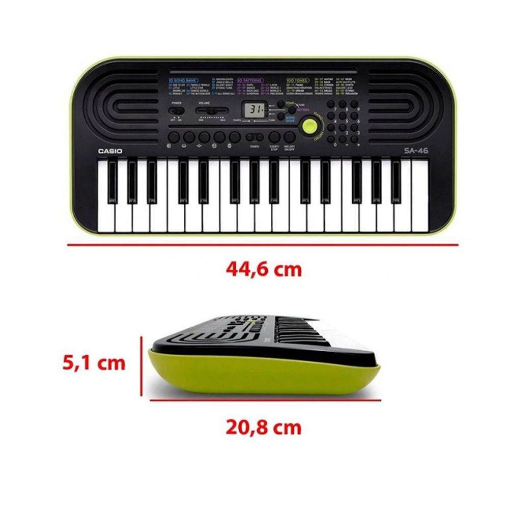 Teclado Infantil Casio Sa 46 - Guitar Music Shop