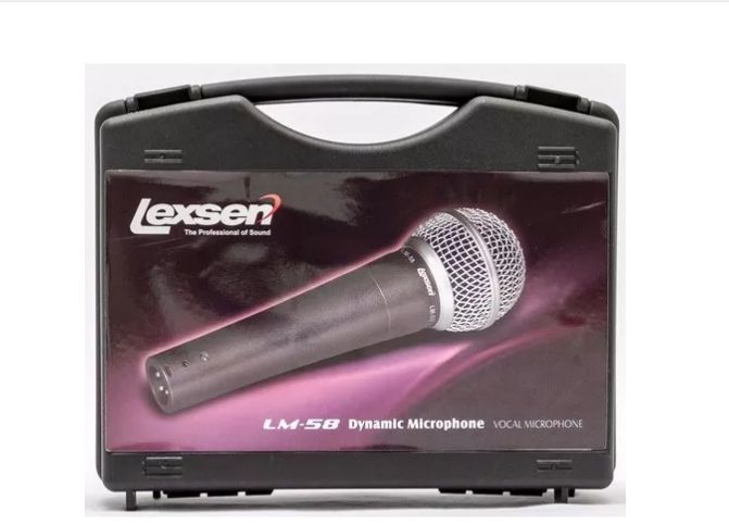Microfone Dinâmico Lexsen Lm58 Com Estojo - Casa da Música