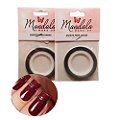 Fita para Decoração de Unhas Fio de Prata Mandala DF-3160 - Pcte c/ 12 unid
