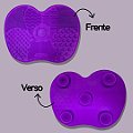 Tapete de Silicone para Limpeza de Pincéis - Pcte c/ 12 unid