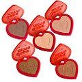 Iluminador Compacto Heart Radiance Dopa Mine Ruby Rose HB-F1603 - Kit c/ 04 unid