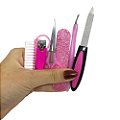 Kit Manicure com 06 peças Mandala MM4017 - Pcte c/ 12 unid