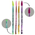 Kit com 12 Pincéis Duplo Glitter