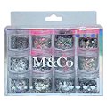 Kit com 12 Glitters para Decoração de Unha