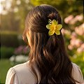 Presilha para Cabelo Flor Média