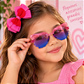 Kit Óculos + Laços Bico de Pato Infantil - Pcte c/ 12 unid