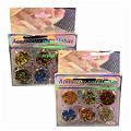 Decoração de Unha Folhas de Ouro Mandala MG023