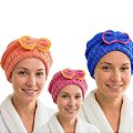 Touca Toalha para Secar o Cabelo