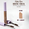Máscara para Sobrancelhas Brow Thick Ruby Rose HB-F2800 Cor 01 Light