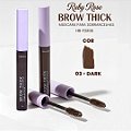 Máscara para Sobrancelhas Brow Thick Ruby Rose HB-F2800 Cor 03 Dark