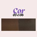 Sombra para Sobrancelhas Duo Brow Perfection Ruby Rose HB-E2501 Cor 05 e 06