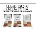 Paleta De Contorno E Iluminador Femme Paris FR615