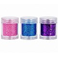 Kit com 03 Glitters para Decoração de Unha