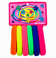 Kit com 06 Elástico Colorido de Cabelo Rabico