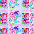 Kit Infantil de Presilhas com Elástico e Mini Piranha