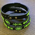 Pulseira de Silicone com Fecho em Latão Join Or Die Team Six Brasil