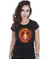 Camiseta Baby Look Feminina Bombeiro Civil Team Six Brasil