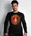 Camiseta Manga Longa Bombeiro Civil Militar Masculina Team Six Brasil