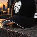 Boné Trucker Team Six Punisher Justiceiro