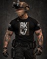 Camiseta Masculina AK47 Secret Box Team Six Brasil