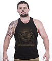 Camiseta Regata Motorcycle T6 Old School Born to Race Masculina Team Six Brasil