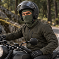 Balaclava Tática Parabellum Verde Oliva Operações especiais Team Six Brasil