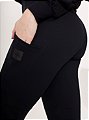 Legging Feminina de Alta Cobertura UV50+ Join Or Die Team Six Preta