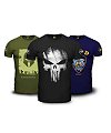 Kit 3 Camisetas Masculinas Guerreiro Team Six