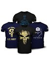 Kit 4 Camisetas Masculinas Soldier Team Six