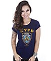 Camiseta Baby Look Feminina NYPD Team Six Brasil