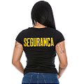 Camiseta Baby Look Feminina Segurança Team Six Brasil