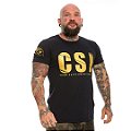 Camiseta Masculina CSI Crime Scene Investigation Gold Line Team Six Brasil