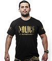 Kit 3 Camisetas Masculinas Pretas em Algodão NYPD Team Six Brasil