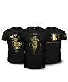 Kit 3 Camisetas Masculinas Pretas em Algodão NYPD Team Six Brasil