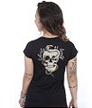 Camiseta Baby Look Feminina Squad T6 Magnata Don't Tread On Me Team Six Brasil