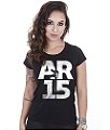 Camiseta Baby Look Feminina Squad T6 Magnata AR15 Team Six Brasil