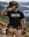 Camiseta Masculina Sniper Operator AS50 Secret Box Team Six Brasil