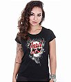 Camiseta Academia Baby Look Feminina Hardcore Training Corp Team Six Brasil