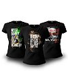 Kit Brasil Acima de Tudo 03 Camisetas Baby Look Feminina Team Six Brasil