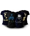 Kit Soldier 4 Camisetas Militares Femininas Team Six Brasil